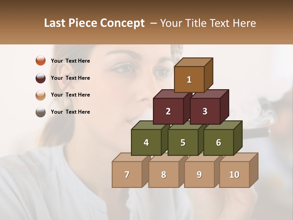 Smoking Girl PowerPoint Template