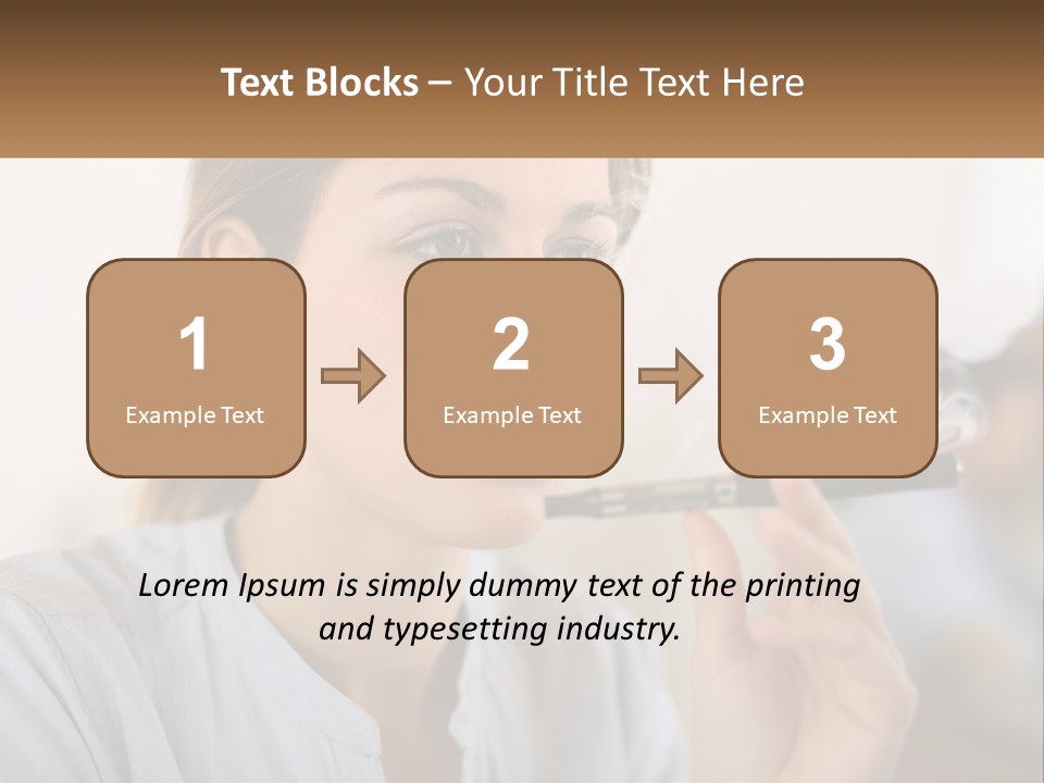 Smoking Girl PowerPoint Template