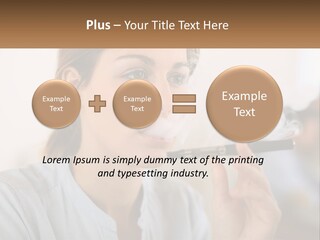 Smoking Girl PowerPoint Template