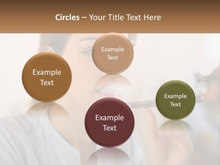 Smoking Girl PowerPoint Template