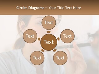 Smoking Girl PowerPoint Template