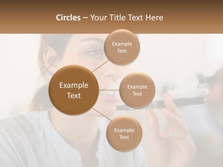 Smoking Girl PowerPoint Template