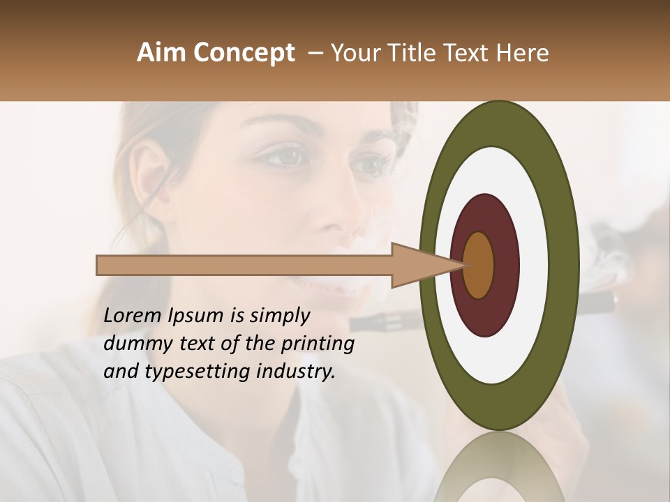 Smoking Girl PowerPoint Template