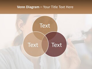 Smoking Girl PowerPoint Template