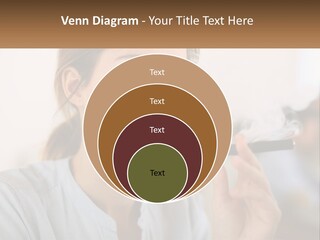 Smoking Girl PowerPoint Template