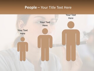 Smoking Girl PowerPoint Template