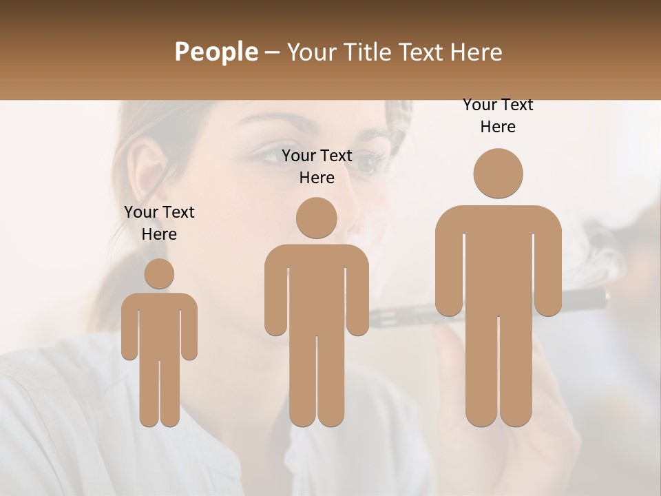 Smoking Girl PowerPoint Template