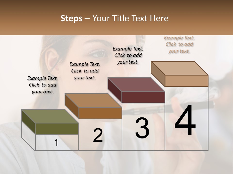 Smoking Girl PowerPoint Template