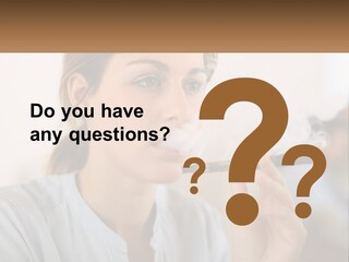 Smoking Girl PowerPoint Template