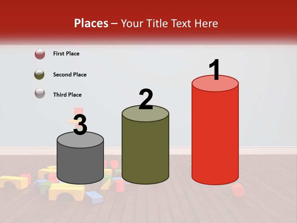 Children's Cubes PowerPoint Template