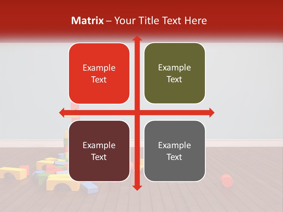 Children's Cubes PowerPoint Template