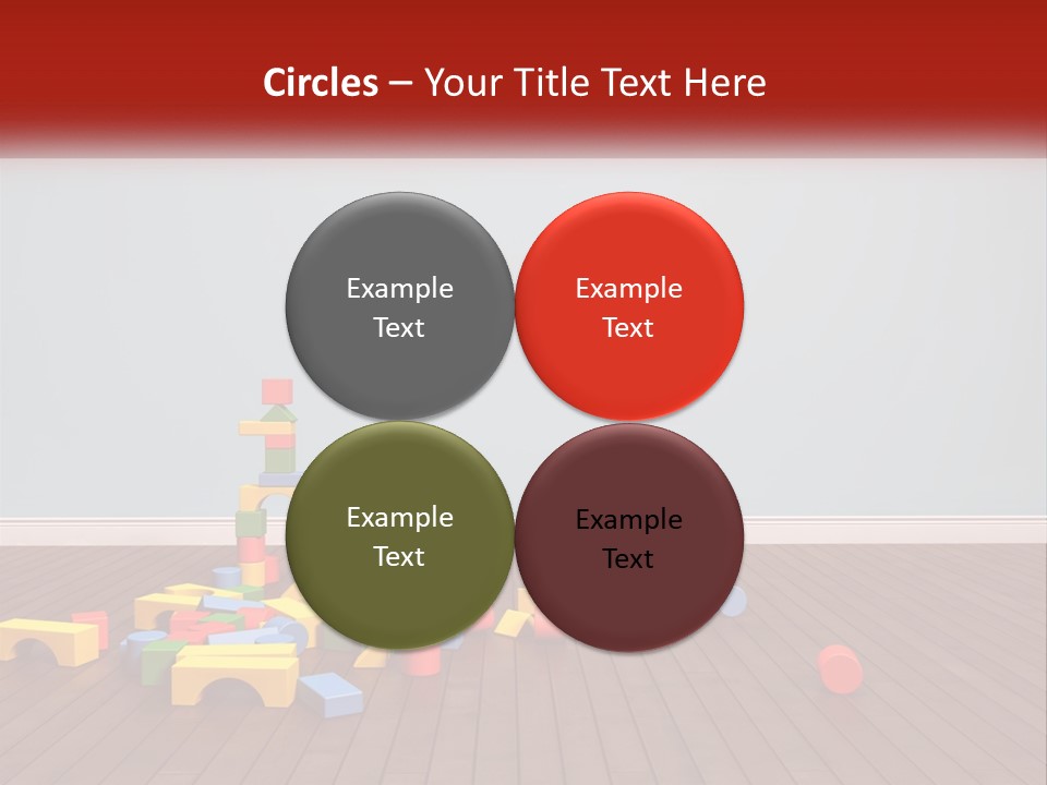 Children's Cubes PowerPoint Template