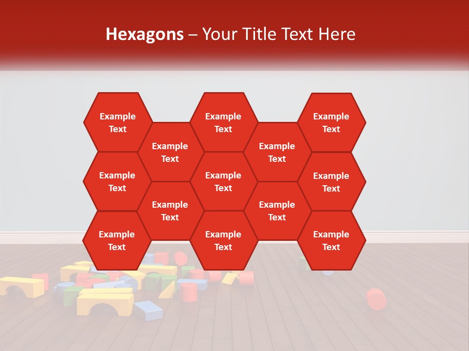 Children's Cubes PowerPoint Template