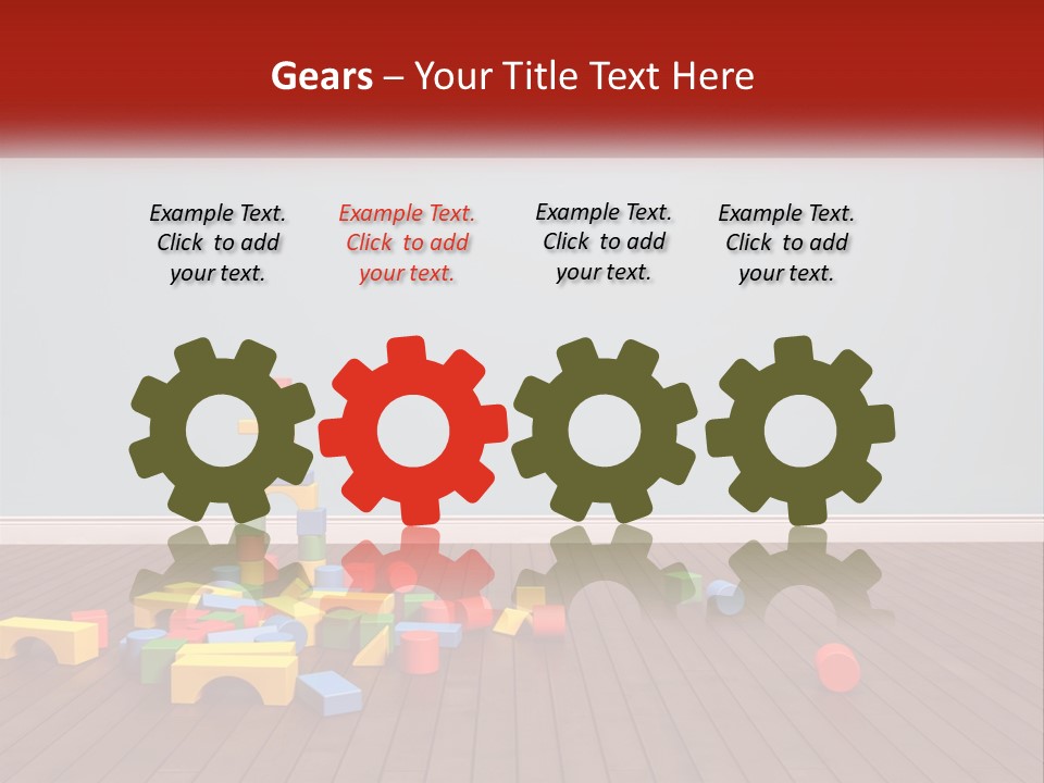 Children's Cubes PowerPoint Template