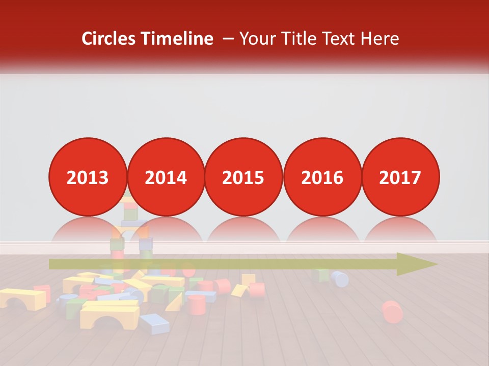Children's Cubes PowerPoint Template
