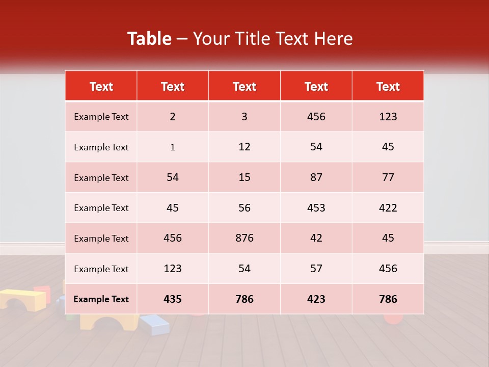 Children's Cubes PowerPoint Template
