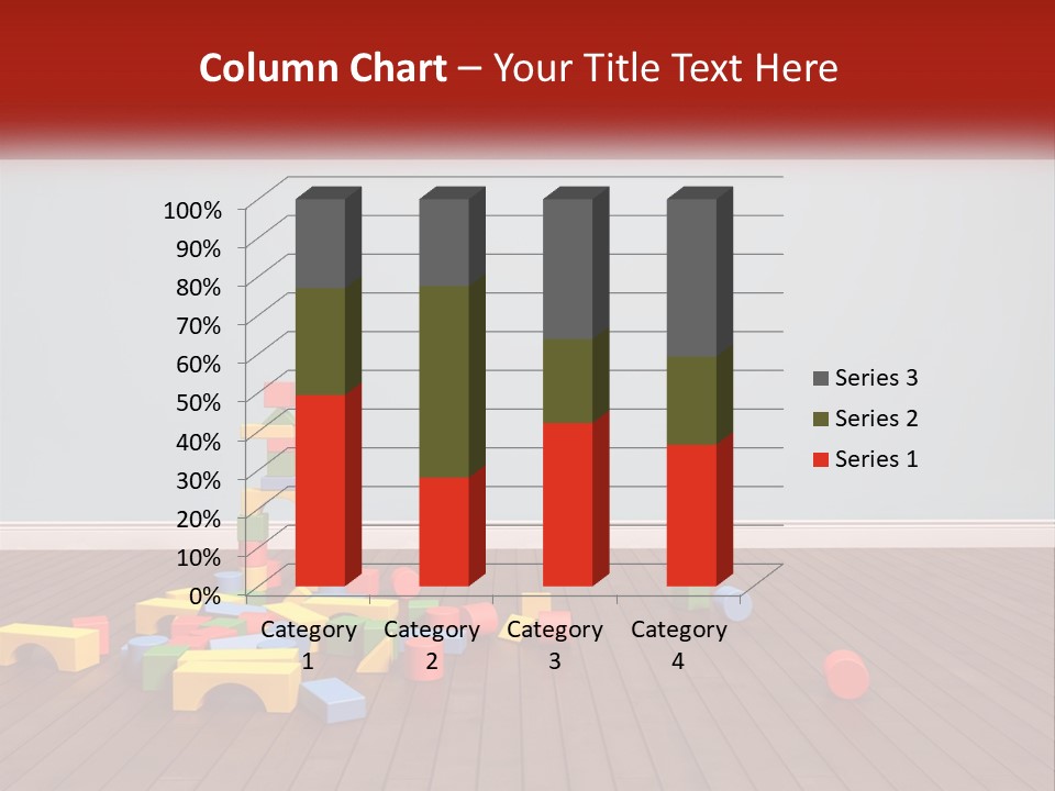 Children's Cubes PowerPoint Template
