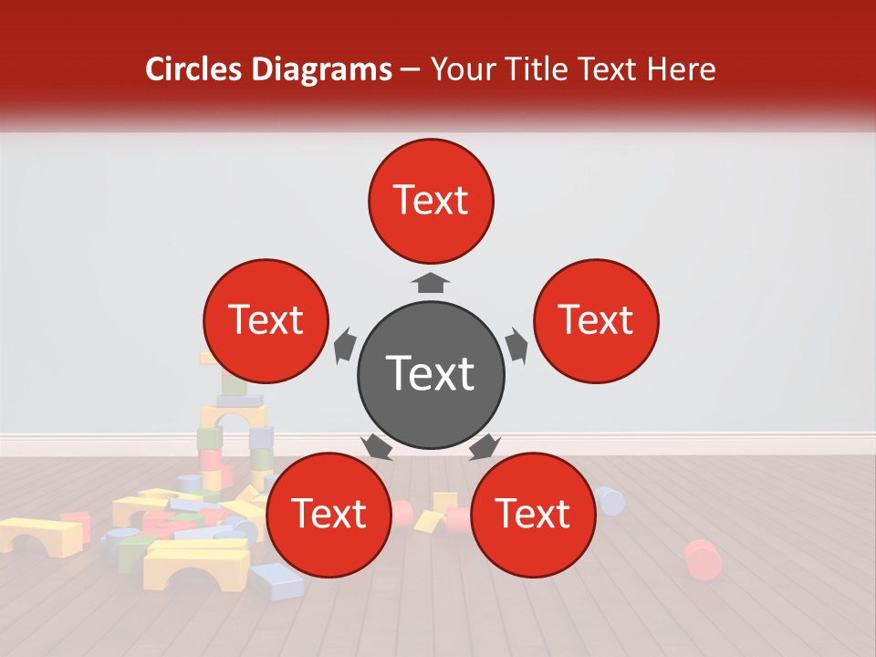 Children's Cubes PowerPoint Template