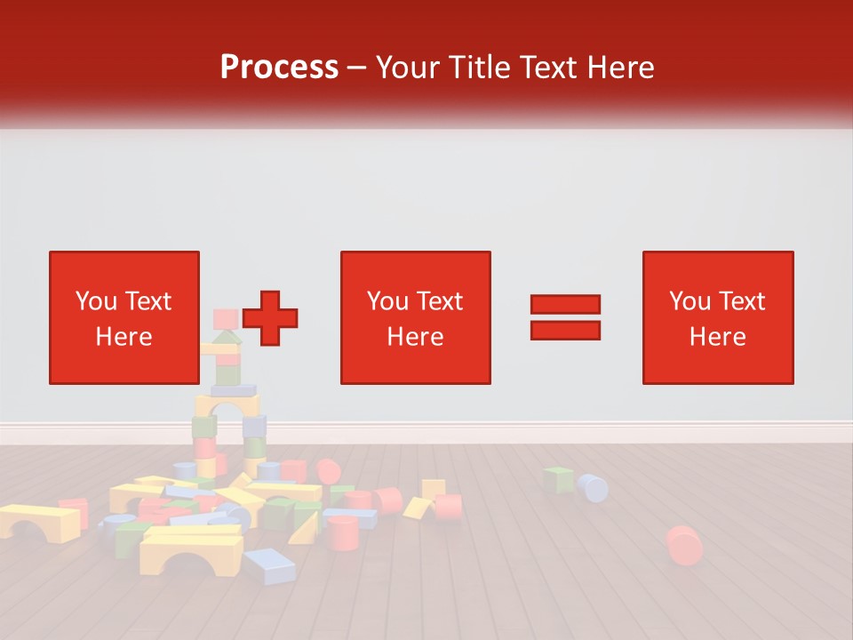 Children's Cubes PowerPoint Template
