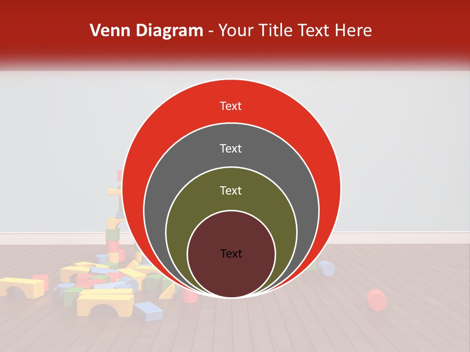 Children's Cubes PowerPoint Template