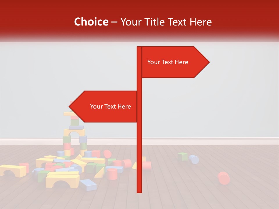 Children's Cubes PowerPoint Template