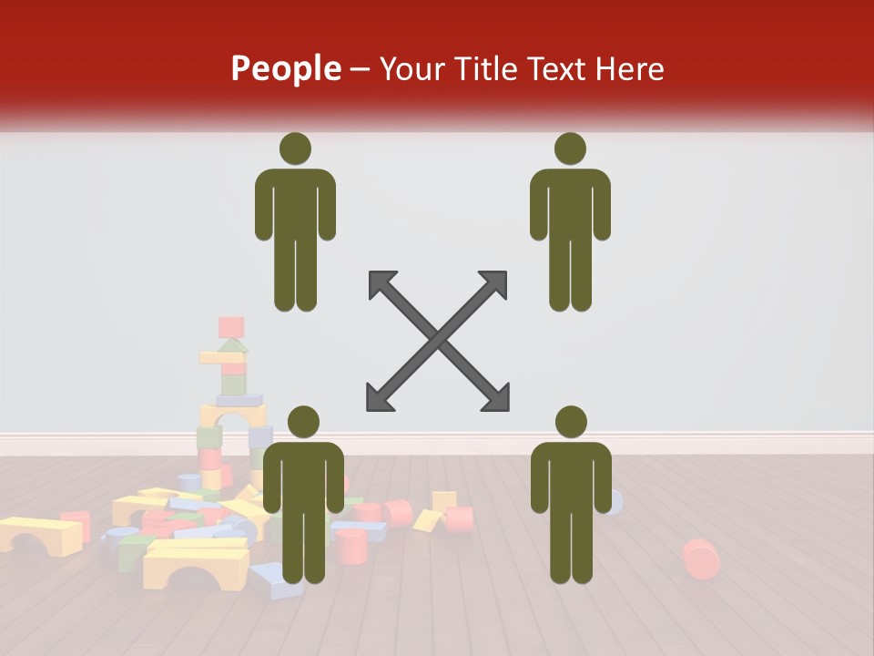 Children's Cubes PowerPoint Template