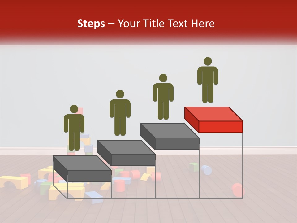 Children's Cubes PowerPoint Template