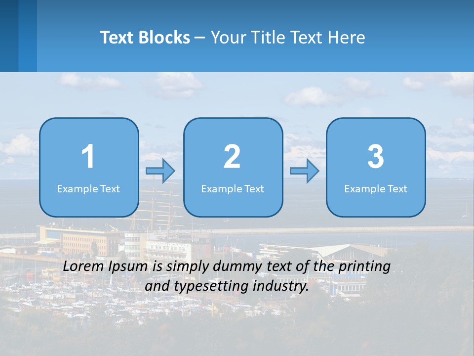 Yacht Port PowerPoint Template