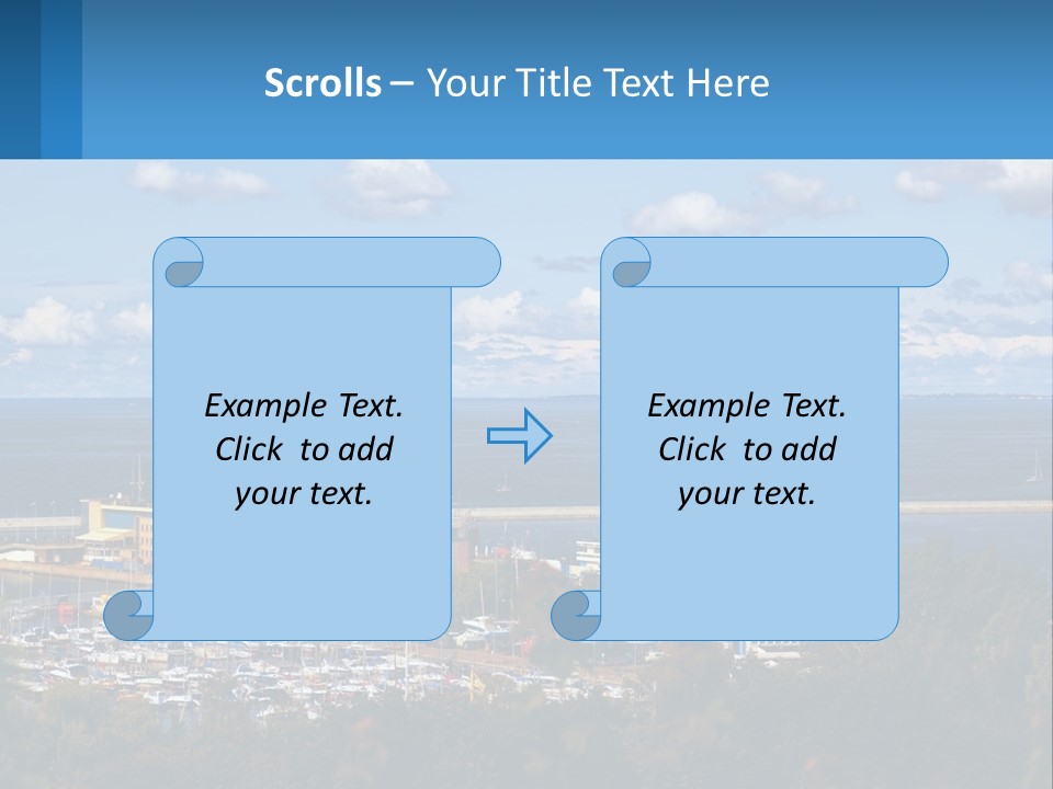 Yacht Port PowerPoint Template