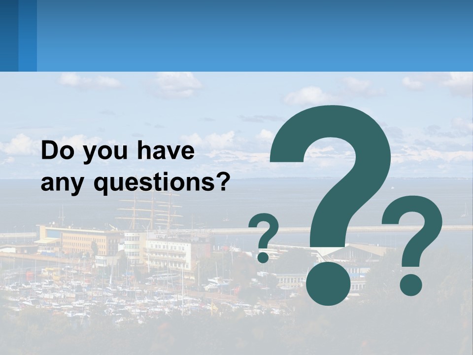 Yacht Port PowerPoint Template