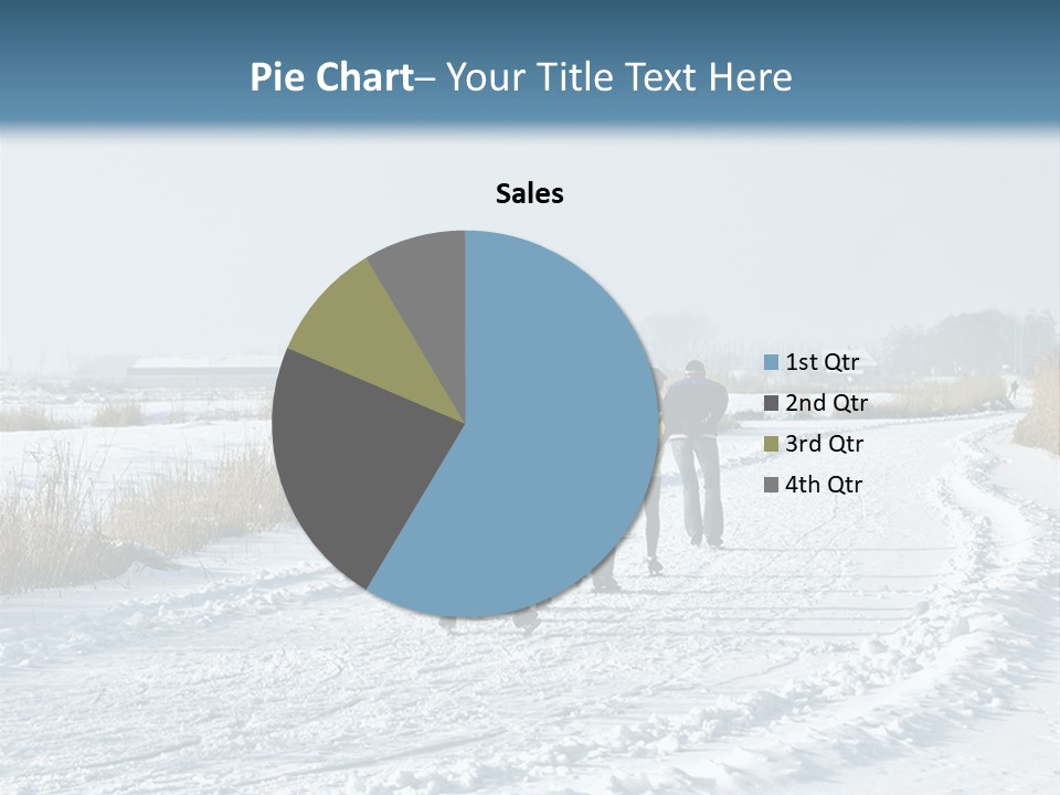 A Walk In The Snow PowerPoint Template