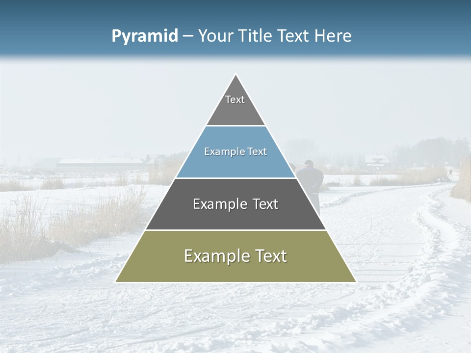 A Walk In The Snow PowerPoint Template