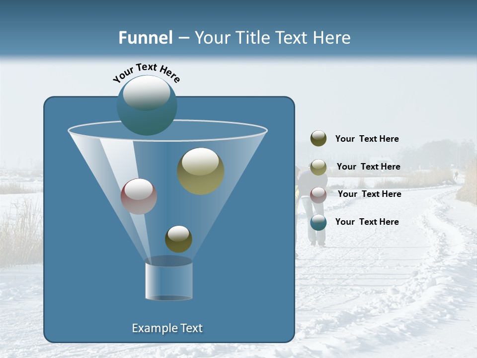 A Walk In The Snow PowerPoint Template