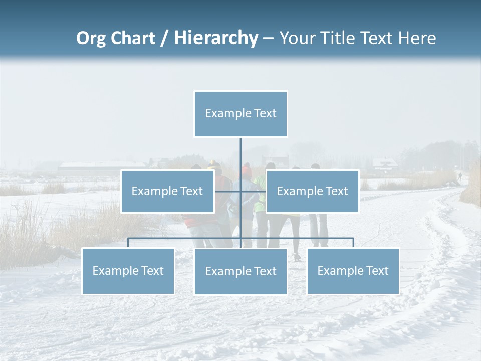 A Walk In The Snow PowerPoint Template