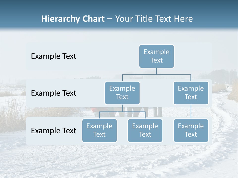 A Walk In The Snow PowerPoint Template