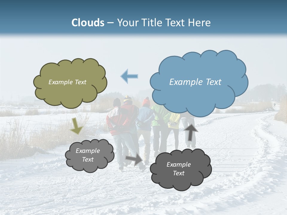 A Walk In The Snow PowerPoint Template