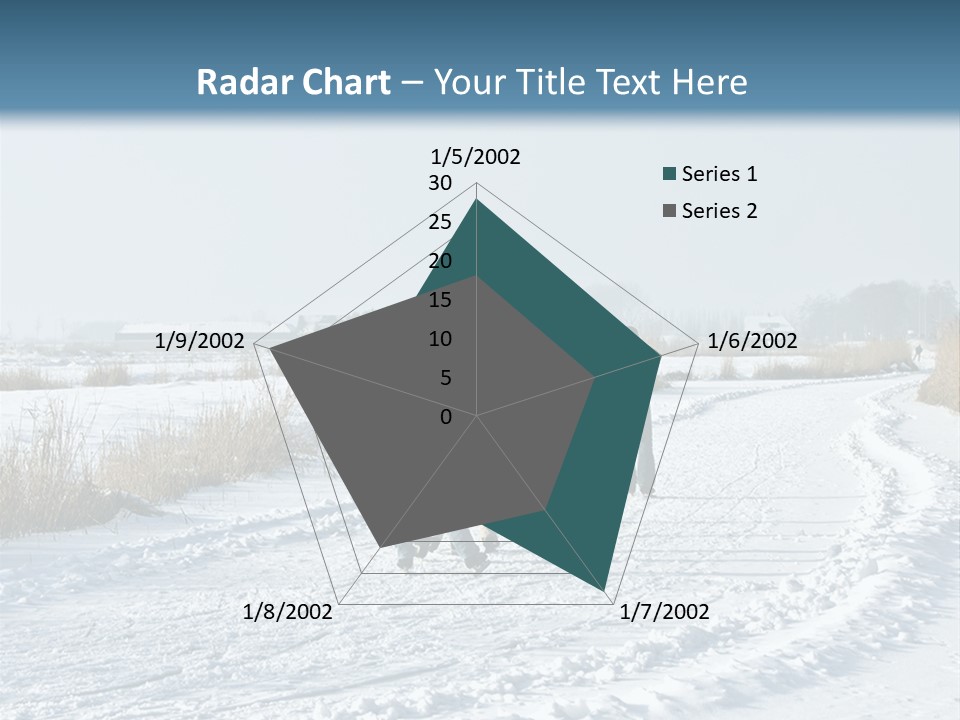 A Walk In The Snow PowerPoint Template