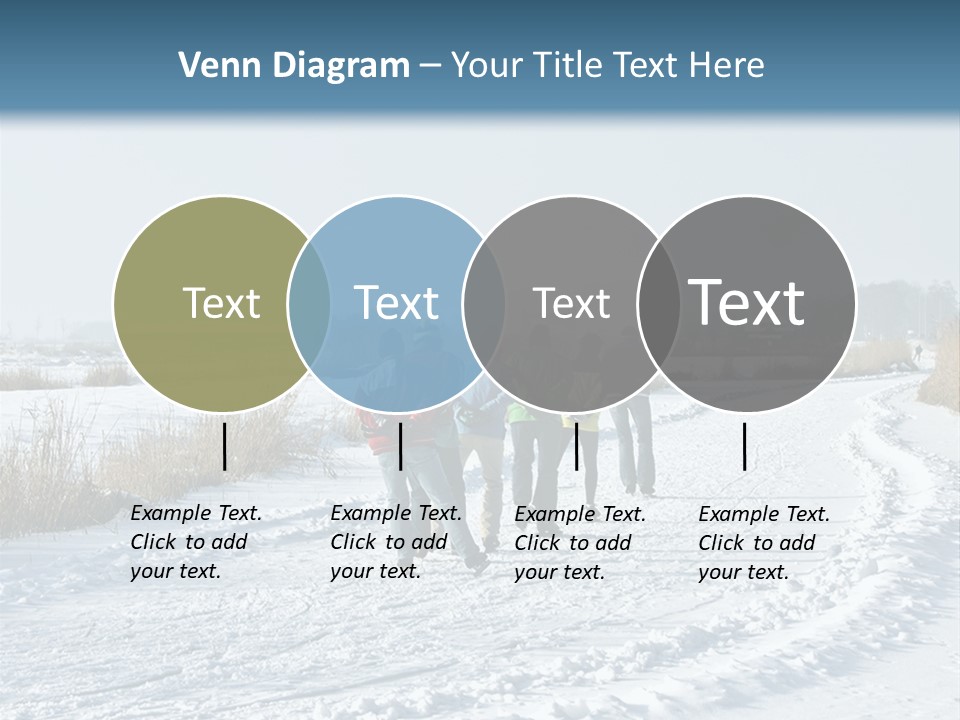 A Walk In The Snow PowerPoint Template