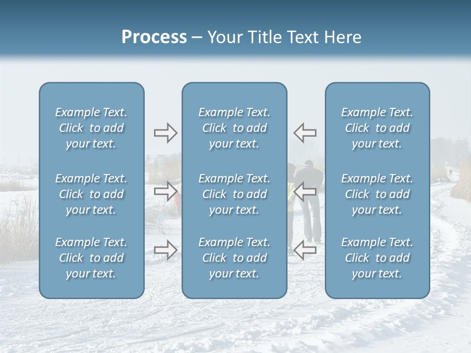 A Walk In The Snow PowerPoint Template