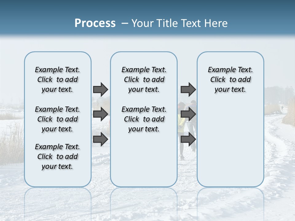 A Walk In The Snow PowerPoint Template