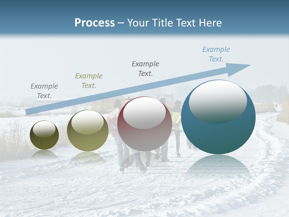 A Walk In The Snow PowerPoint Template