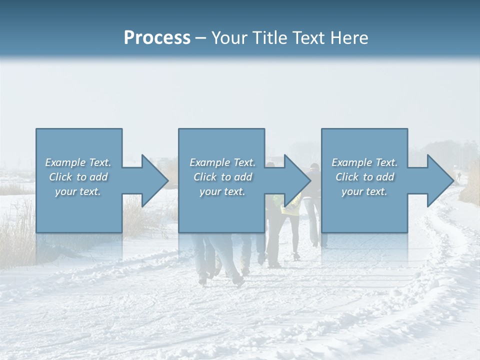 A Walk In The Snow PowerPoint Template