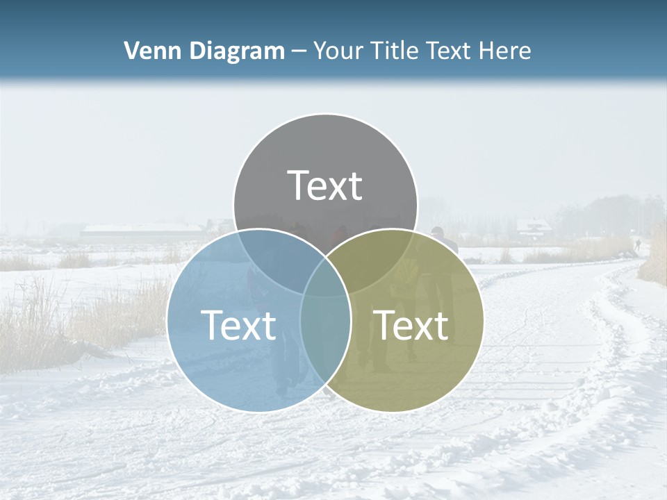 A Walk In The Snow PowerPoint Template