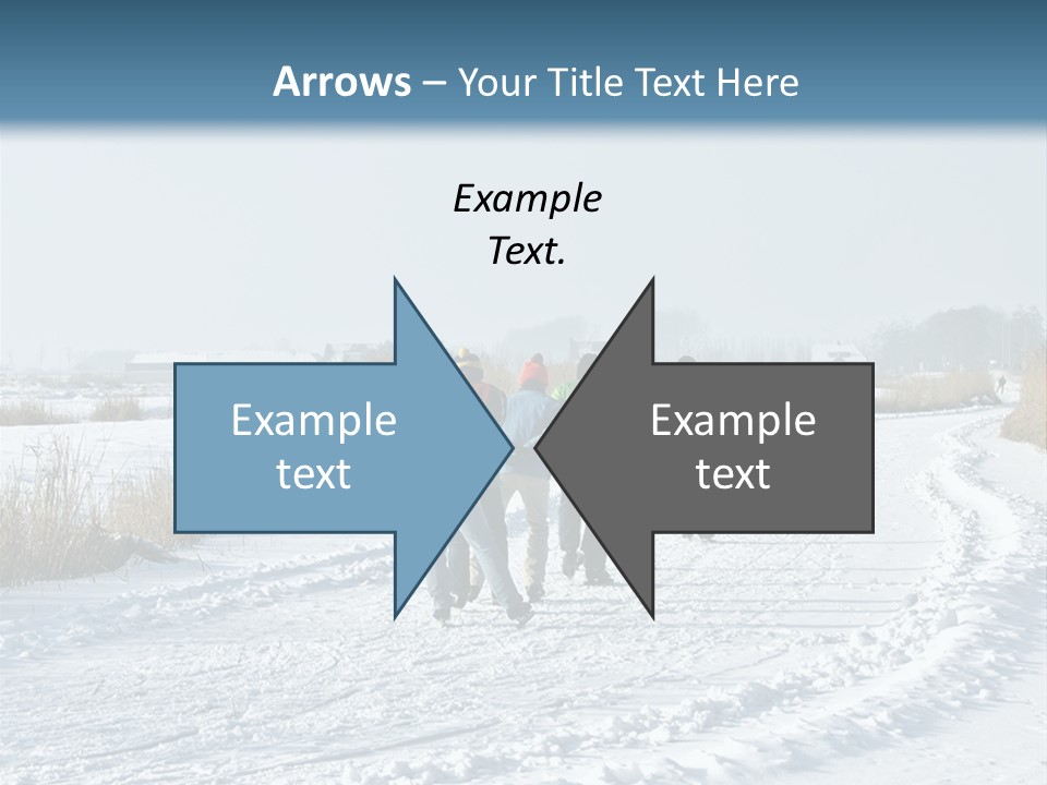 A Walk In The Snow PowerPoint Template