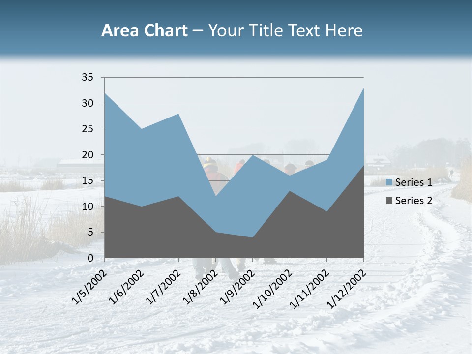 A Walk In The Snow PowerPoint Template