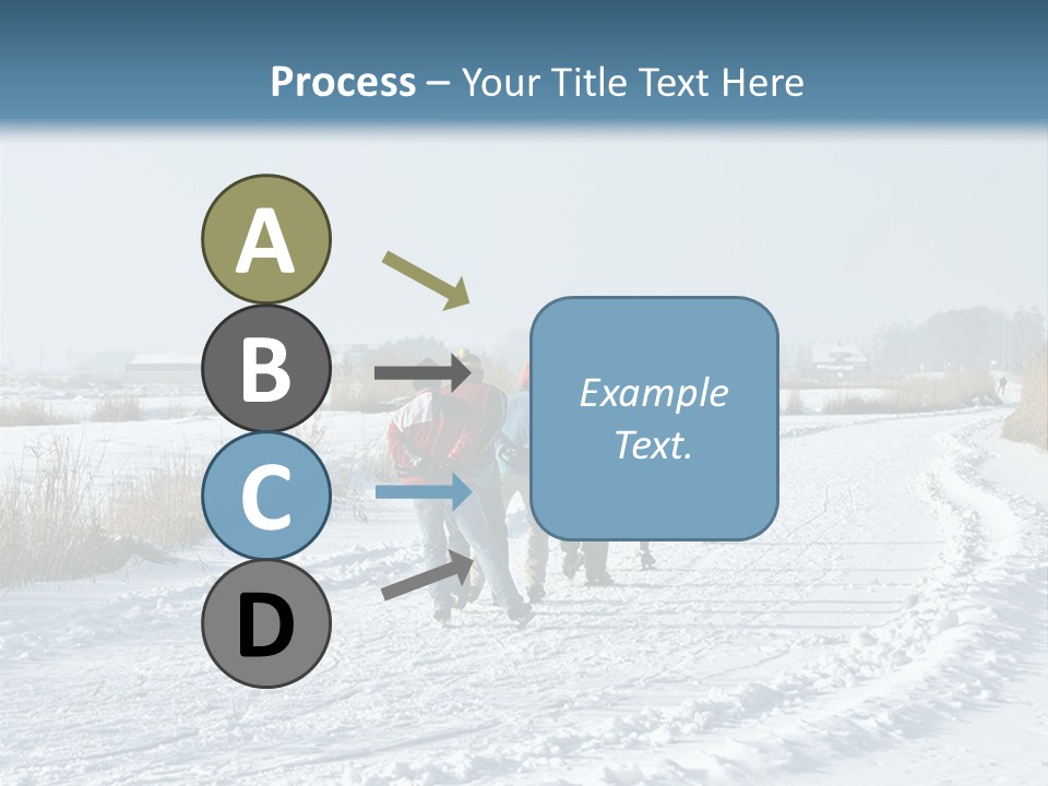 A Walk In The Snow PowerPoint Template