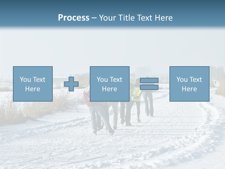 A Walk In The Snow PowerPoint Template