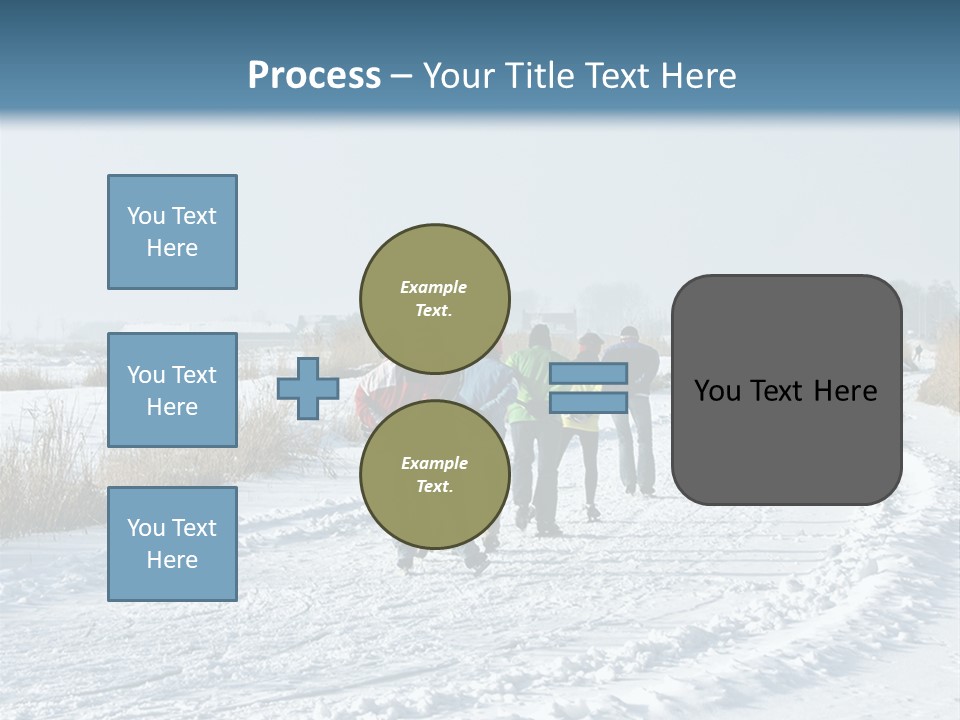 A Walk In The Snow PowerPoint Template