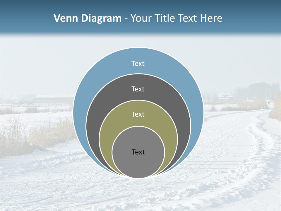 A Walk In The Snow PowerPoint Template