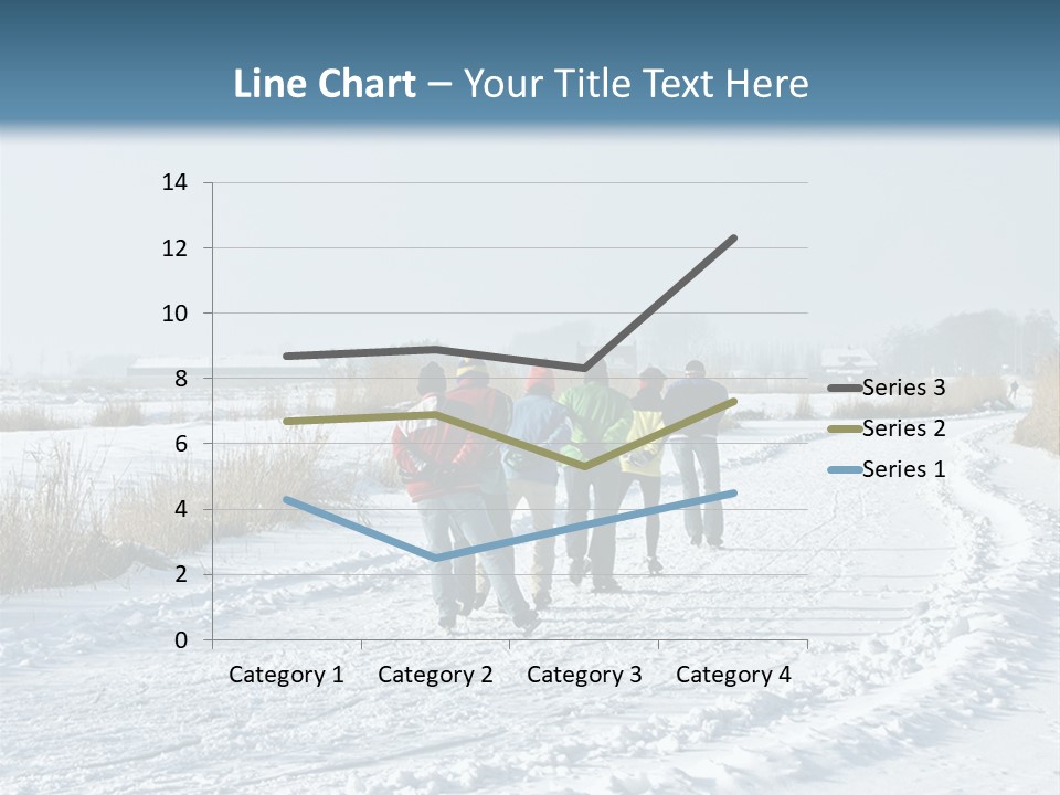 A Walk In The Snow PowerPoint Template